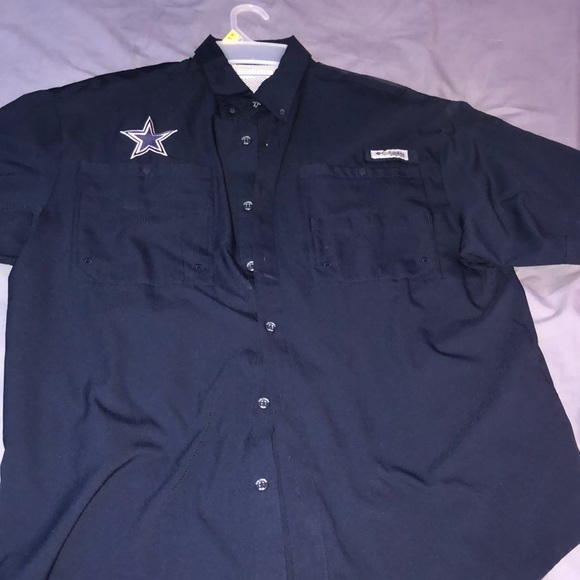 Columbia button shirt (Dallas Cowboys) - Picture 1 of 4